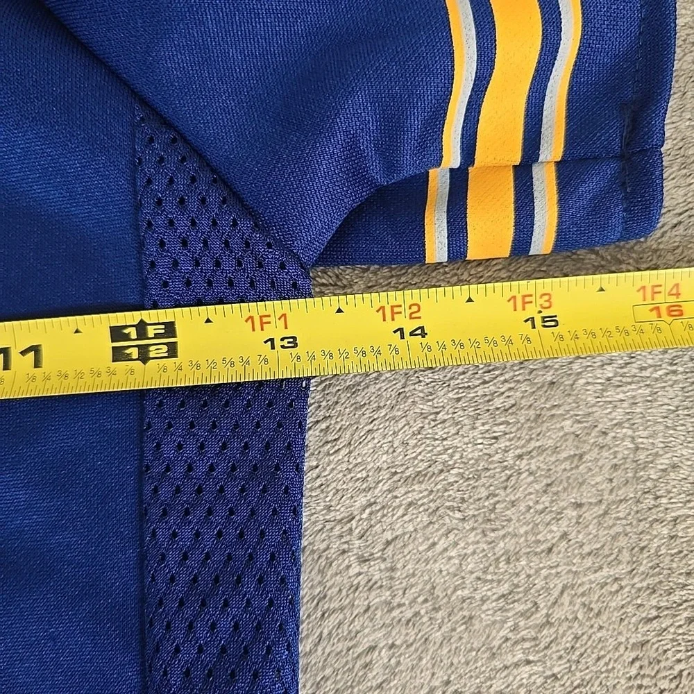 Buffalo Sabers Hockey Jersey Dogs Large‎ Blue NHL Licensed Authentic Sportswear